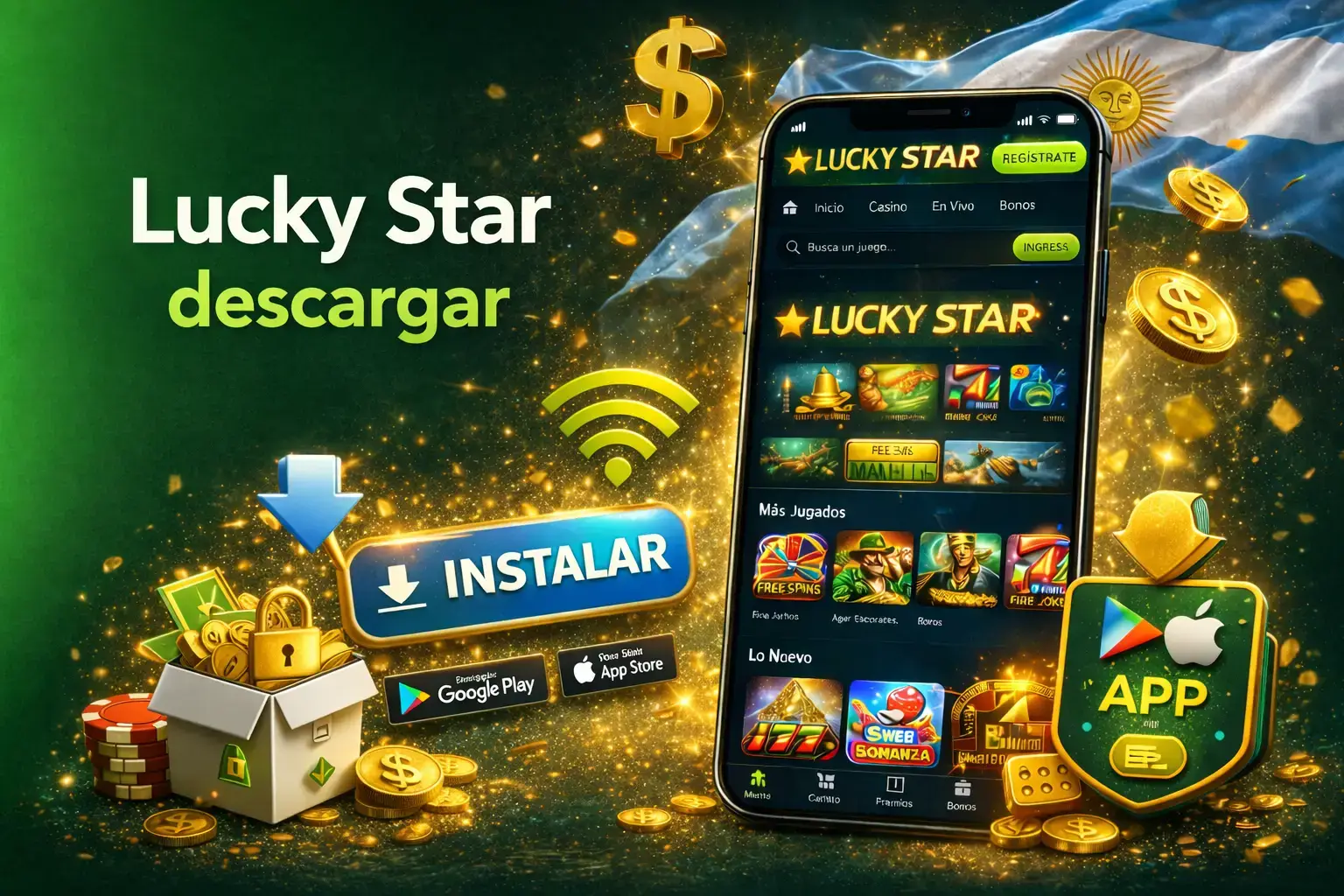 Lucky Star app Argentina 2026: descarga, instalación y funciones
